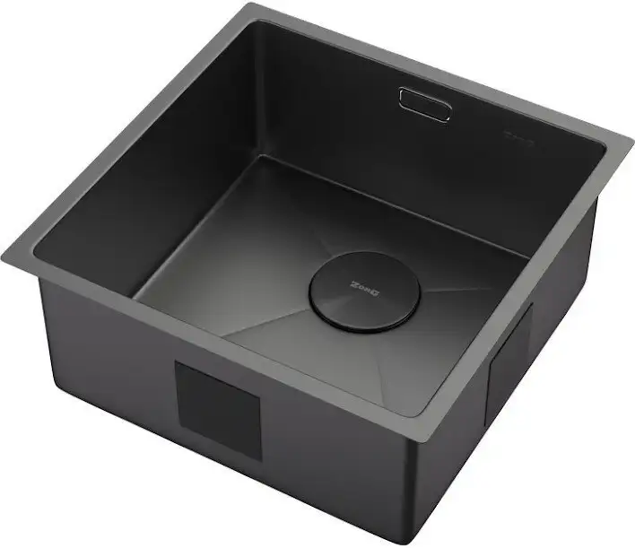 Кухонная мойка ZorG Zerox 44 U / IF Zurinox PVD Gunblack - фото товара