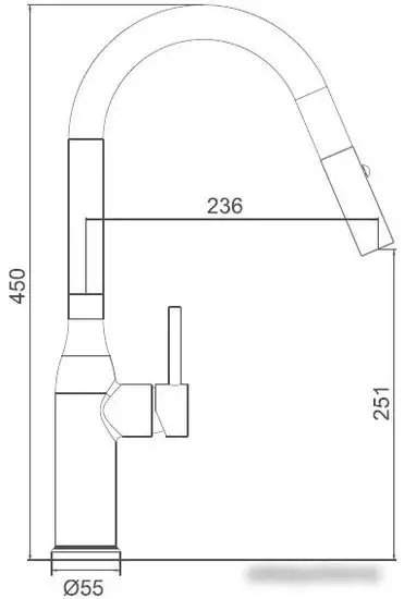 Смеситель Gappo G4398-46 - фото товара
