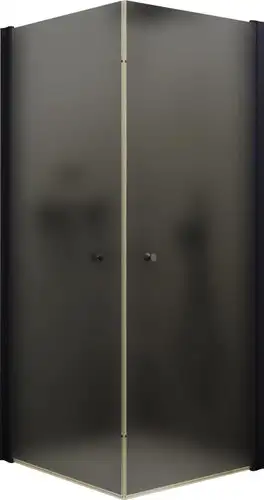 Душевой уголок MaybahGlass MGY-1299-6 (графитовое матовое стекло/черный) - изображение в каталоге