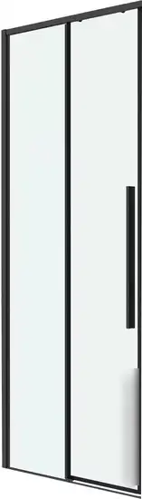 Душевая дверь Grossman Galaxy 90x195 1/2.K33.01.90.42.00 (графит сатин/стекло прозрачное) - изображение в каталоге