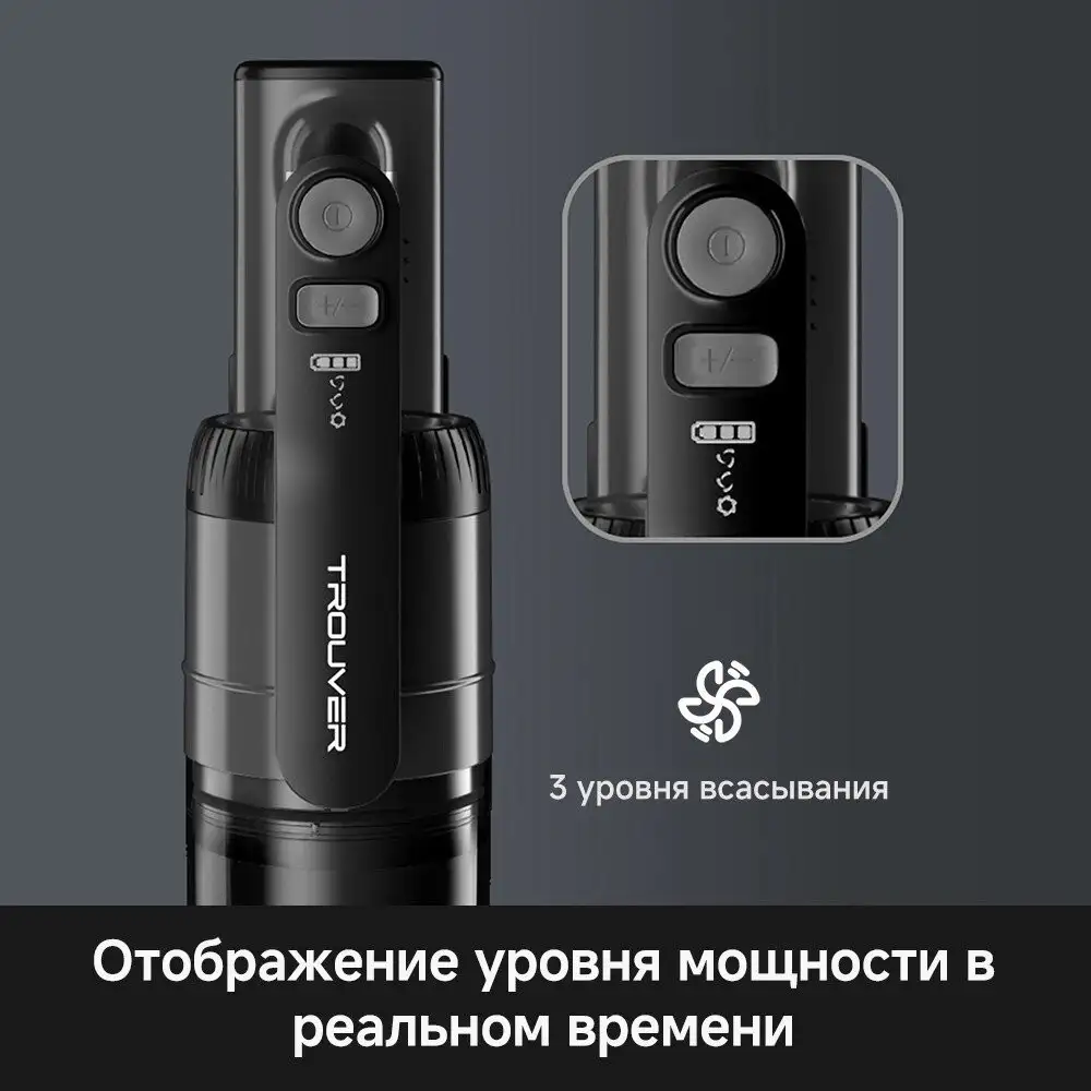 Пылесос Trouver Cordless Vacuum Cleaner S1 Lite VJ14A (евровилка) - фото товара