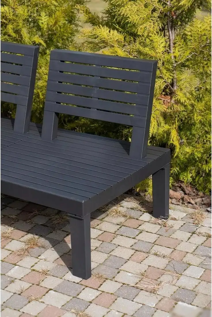 Набор садовой мебели Ipae Progarden MOL05CCA (антрацит)