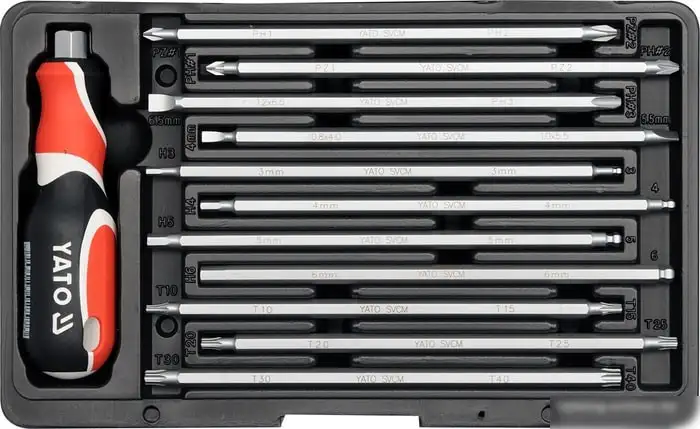 Набор отверток Yato YT-2797 (12 предметов) – фото товара