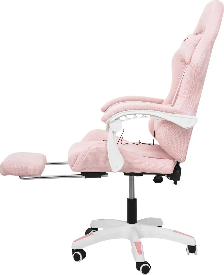Игровое (геймерское) кресло Calviano 1584 (ткань, розовый) – фото товара
