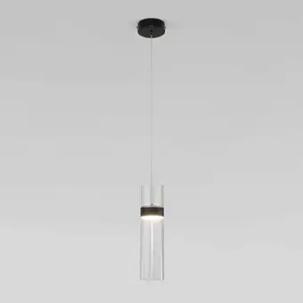 Подвесная люстра Евросвет Lumen 50244/1 LED черный/прозрачный – изображение в каталоге