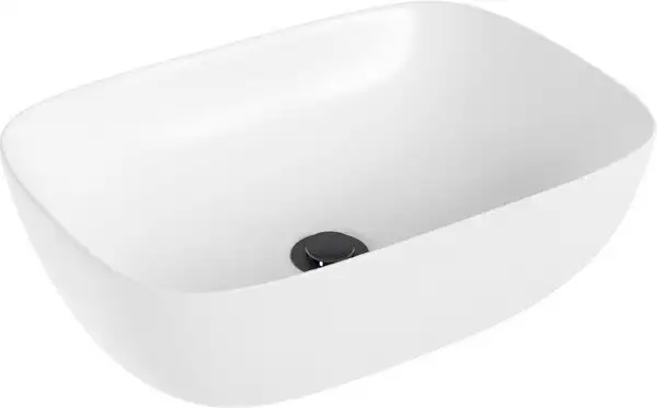 Умывальник Lauter 21493A + Reef 21CK8678BS с сифоном 21635B (черный матовый) - фото товара