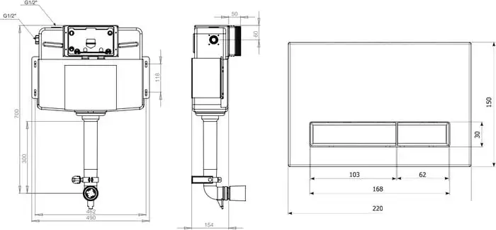 Инсталляция для унитаза Lavinia Boho Relfix 2 в 1 77030040 - фото товара