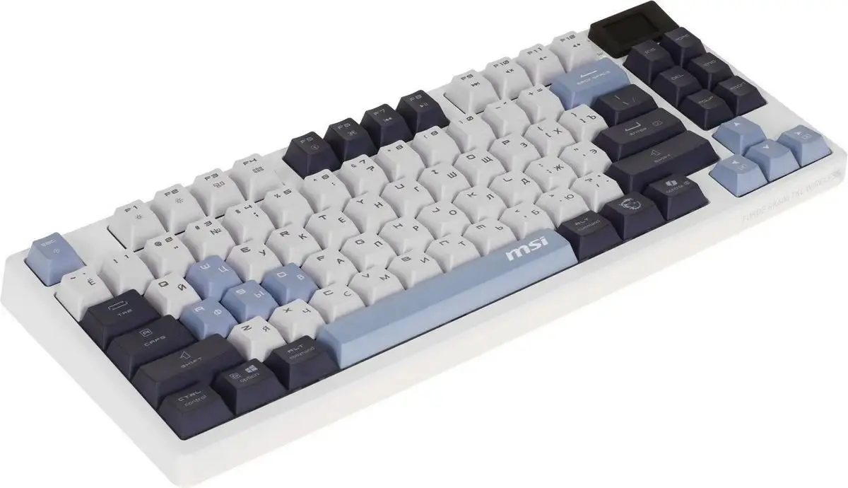 Клавиатура MSI Forge GK600 TKL Wireless Sky – фото товара
