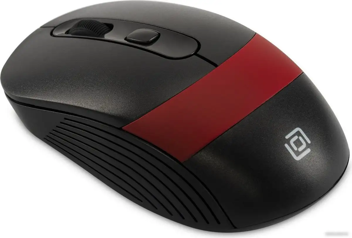 Мышь Oklick 310MW (черный/красный) – фото товара