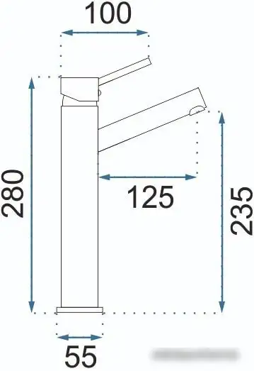 Смеситель Rea Lumi REA-B8026 (серый) - фото товара