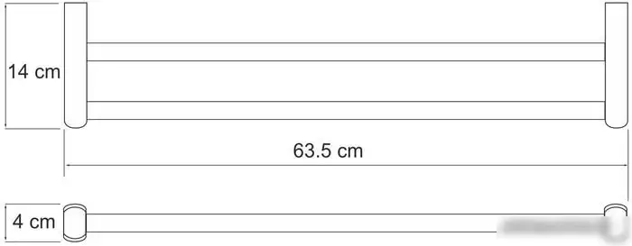 Держатель для полотенца Wasserkraft Berkel K-6840 – фото товара