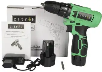 Дрель-шуруповерт Zitrek Green 12-Li Plus 083-1114 (с 2-мя АКБ)