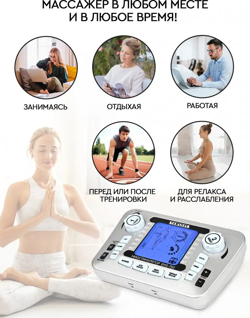 Миостимулятор Planta EMS-750 – фото товара