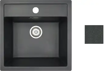 Кухонная мойка БелЭворс Rio (антрацит, без сифона) - изображение в каталоге