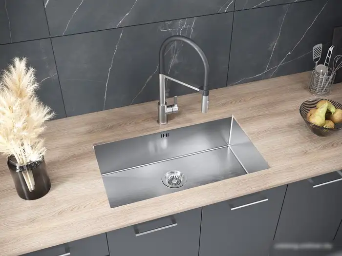 Кухонная мойка Paulmark PM217444-BS - фото товара