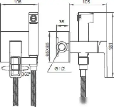 Смеситель Gappo G7217-3 - фото товара