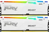 Оперативная память Kingston FURY Beast RGB 2x16ГБ DDR5 5200 МГц KF552C40BWAK2-32