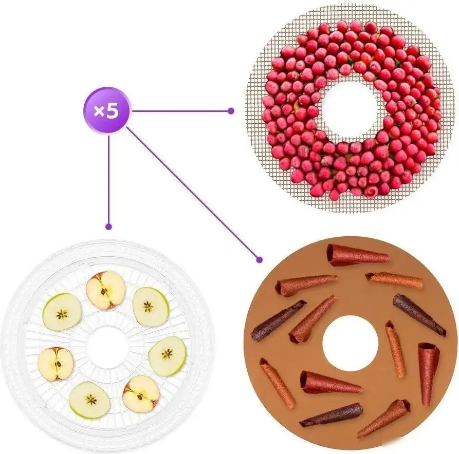 Сушилка для овощей и фруктов Kitfort KT-1996 - фото товара