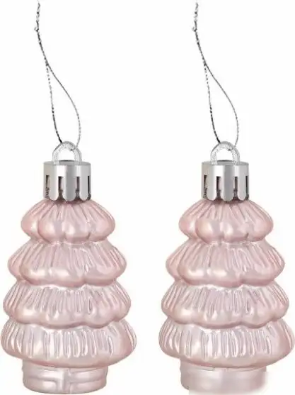 Елочная игрушка Золотая сказка 591715 (77 шт, розовый/белый) – фото товара