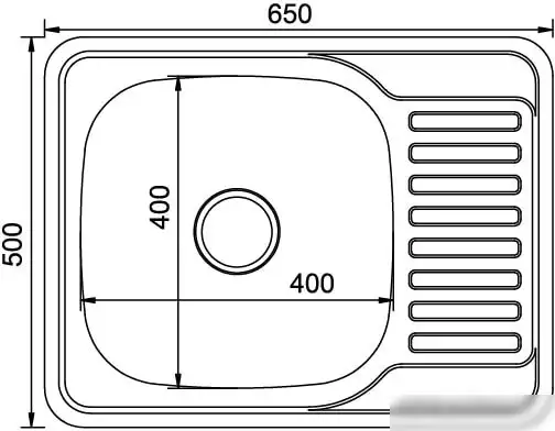 Кухонная мойка Mixline 532310 - фото товара