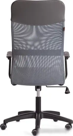 Кресло TetChair Practic флок/кожзам (серый) – фото товара