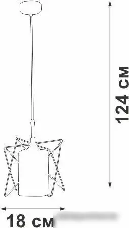 Подвесная люстра Vitaluce V4721-1/1S – фото товара