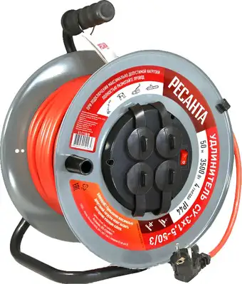 Удлинитель Ресанта СУ-3х1.5-50/3 – изображение в каталоге