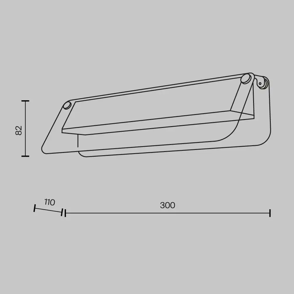Бра Maytoni Flat MOD296WL-L6BS3K – фото товара