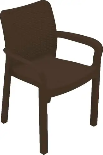 Кресло inGreen Rattan ING6182 (горький шоколад) – изображение в каталоге