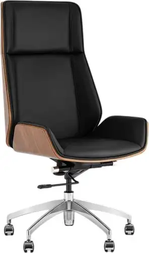 Офисное кресло TopChairs Crown SN A312 8383-29 Walnut Back (черный) – изображение в каталоге