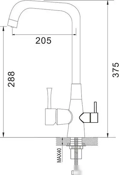 Смеситель Shevanik S528T - фото товара