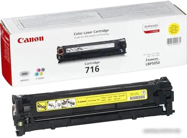 Картридж Canon Cartridge 716 Yellow – фото товара