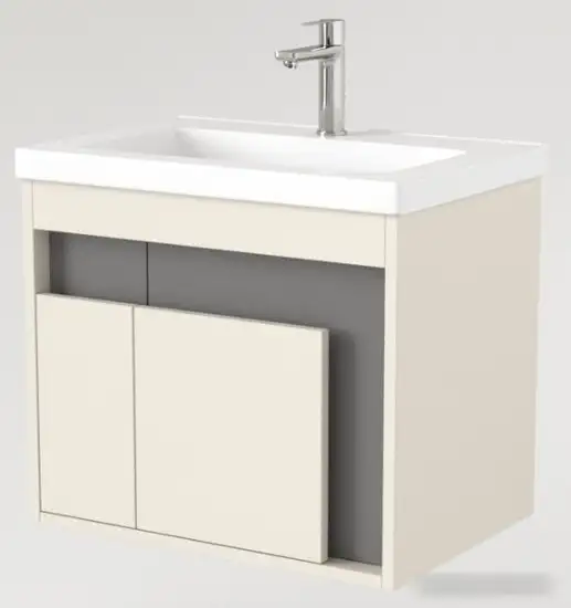 Дабер Тумба под умывальник 016 Тобага/Эридан/Артвин 60 Т16.6Т.0.19 (бежевый/серый) – фото товара