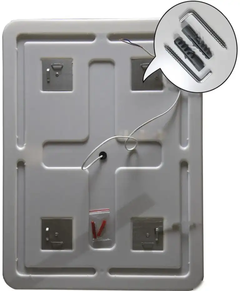 Пекам Зеркало Marta 1 80x60 marta1-80x60M (с подсветкой,с многофункциональной панелью) – фото товара