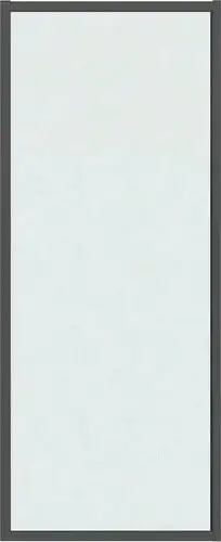 Душевая стенка Grossman Style 80x195 200.K33.05.80.21.02 (черный матовый/стекло шиншилла) - изображение в каталоге