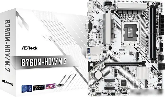 Материнская плата ASRock B760M-HDV/M.2 – фото товара