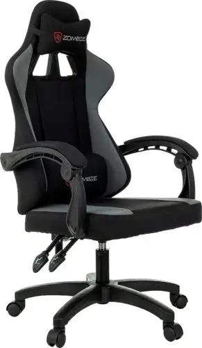 Игровое (геймерское) кресло Бюрократ Zombie Rudger (черный/серый) – изображение в каталоге