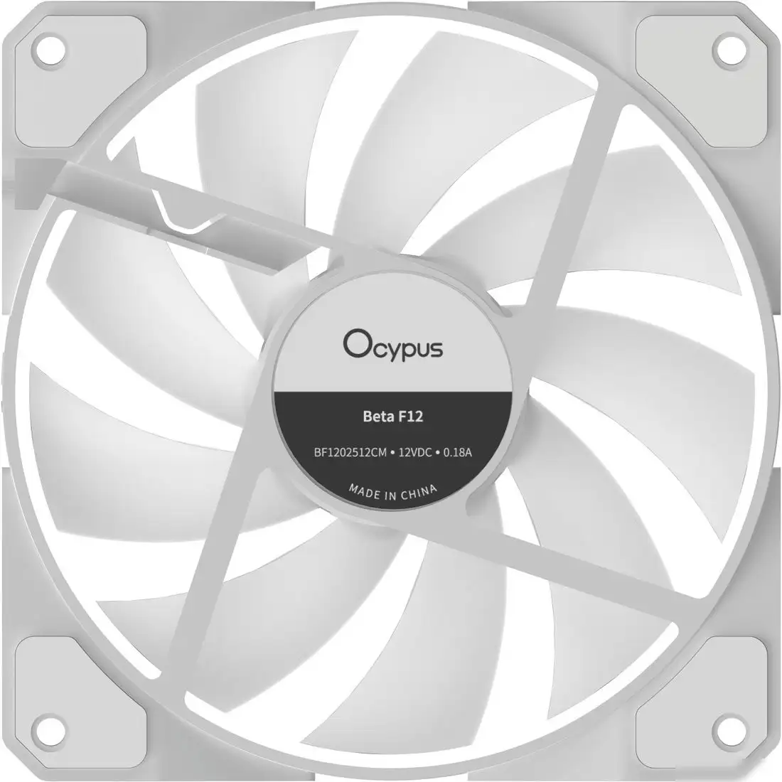Вентилятор для корпуса Ocypus Beta F12 WH ARGB Reverse Blade Beta-F12-WH1AM01X-GL – фото товара