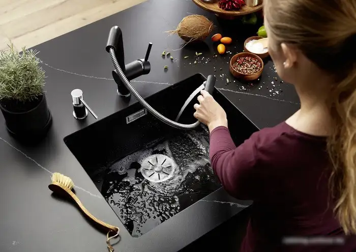 Кухонная мойка Blanco Subline 500-U 527353 (искусственный гранит, вулканический серый) - фото товара