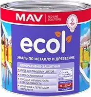 Эмаль MAV Ecol ПФ-115 10 кг (черный)