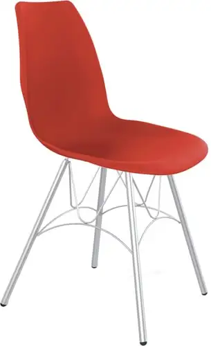 Стул Sheffilton SHT-ST29/S100 (красный RAL3020/хром лак) – изображение в каталоге