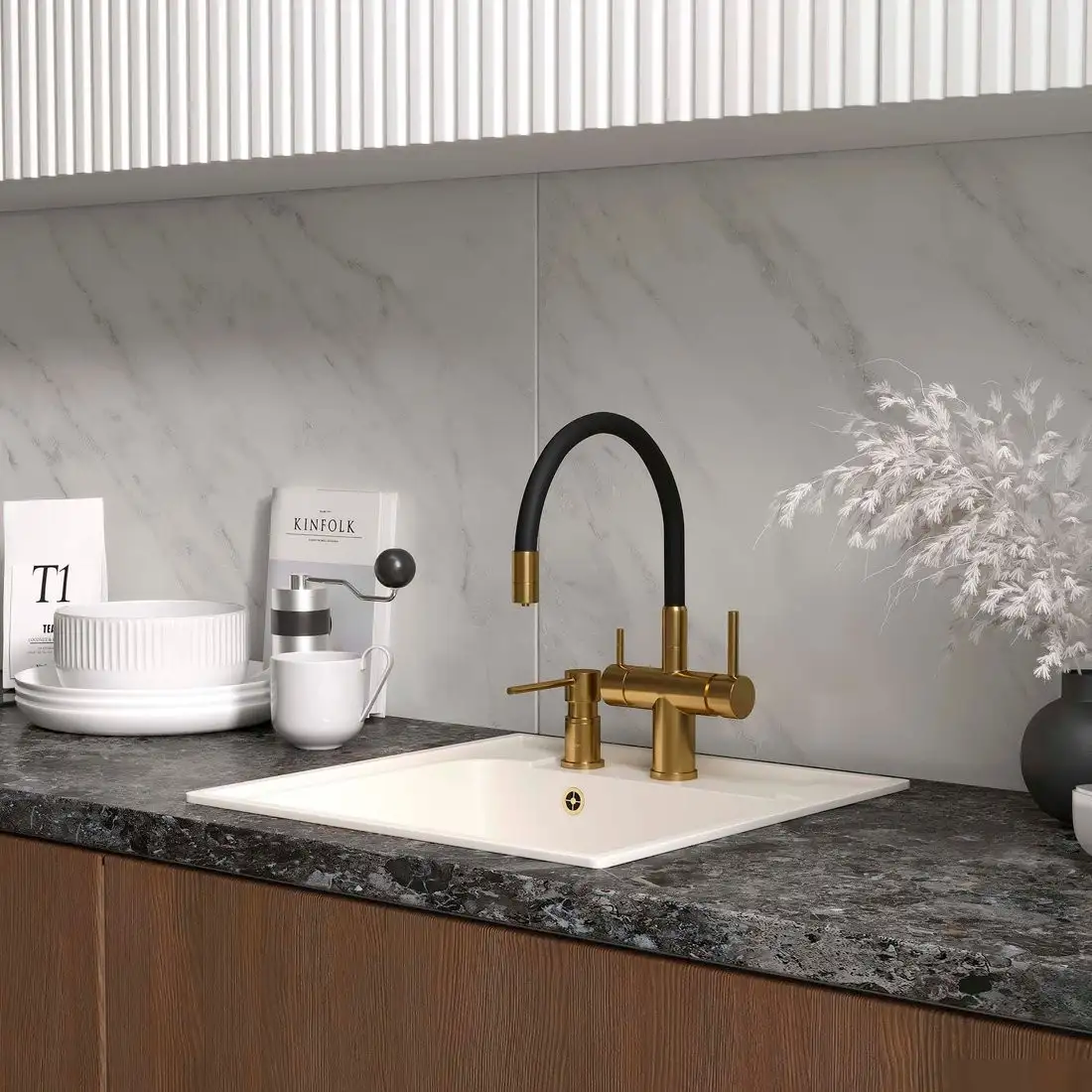 Кухонная мойка Reflexion Etude RF0353WH - фото товара