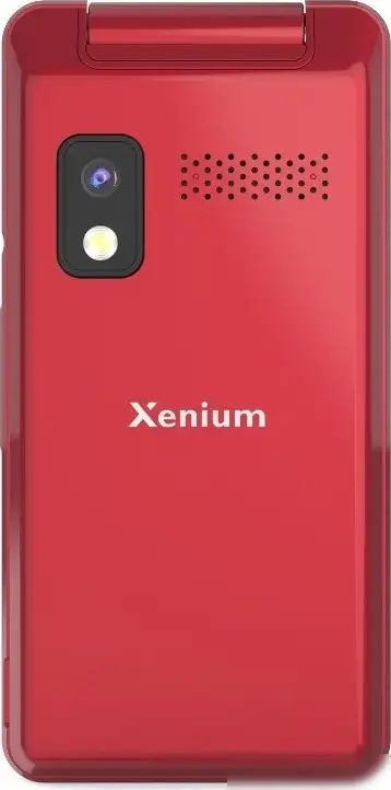 Кнопочный телефон Xenium X600 (красный) – фото товара