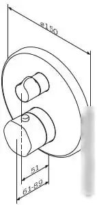 Смеситель AM.PM Gem F9075600 - фото товара
