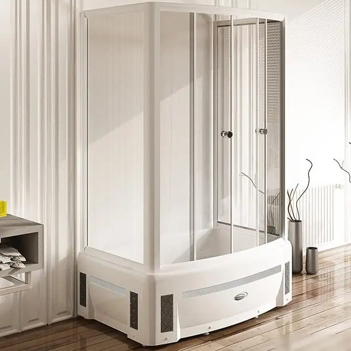 Душевой уголок Radomir Диана 1-09-1-0-0-0140 (прозрачное стекло/белый) - фото товара