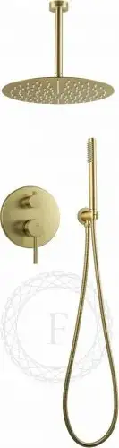 Душевая система Filarete Roun FL1024 (матовое золото)