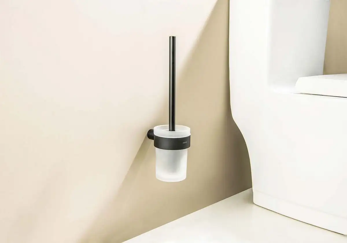 Ершик для унитаза Aquatek Лира AQ4410MB (черный матовый) – фото товара