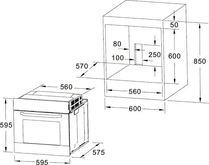 Электрический духовой шкаф Akpo PEA 7009 SED05 BL CRT - фото товара