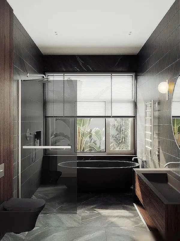 Душевая стенка MaybahGlass 99x195 MGD-1461-5ш (графитовое стекло/хром матовый) - фото товара