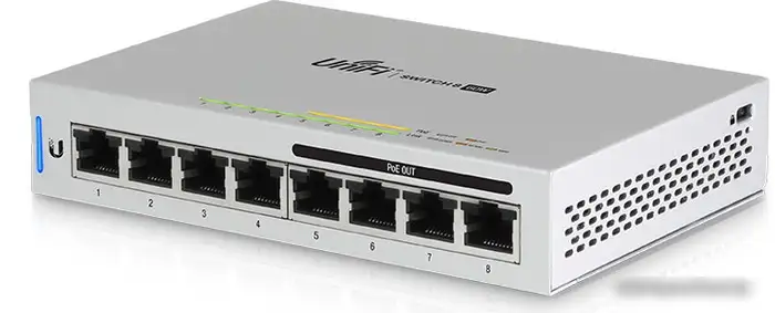 Коммутатор Ubiquiti UniFi Switch 8 [US-8-60W] – фото товара